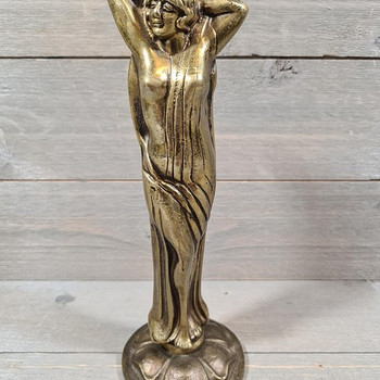 STATUE / SCULPTURE - BRASS - ART DECO / VINTAGE