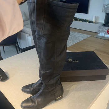 Кожаные ботинки Massimo Dutti