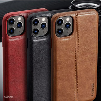 iPhone X nahast kaaned
