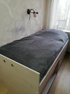 Детская кровать 90х190 + матрас Askona (съемный чехол) (3 фото из 4)