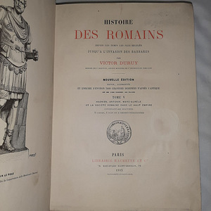 Histoire des romains 1885 Victor Duruy (1 foto / 2)