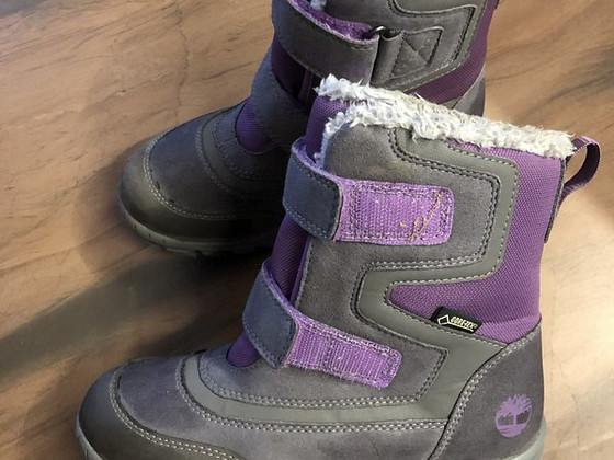Зимние ботинки timberland. Размер 32,5. Стп 20.