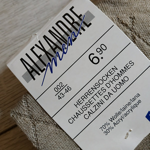 Фірмові чоловічі шкарпетки від Alexandre 43-44 р - Нові м'яка (7 фото з 8)