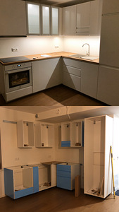 Ikea köögi / mööbli kokkupanek Ikea ja teised (+ seadmete üh (8 foto / 10)