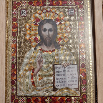 ИКОНА ИЗ БИСЕРА / РУЧНАЯ РАБОТА