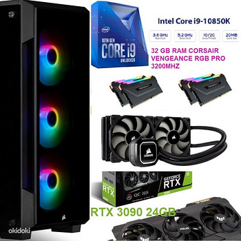 Player i9-10850K до 5,20 ГГц, RTX 3090-O24G, M.2 EVO 1 ТБ