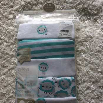 Новые MotherCare боди, комплект 5 шт, р. 86 см (12-18 м)