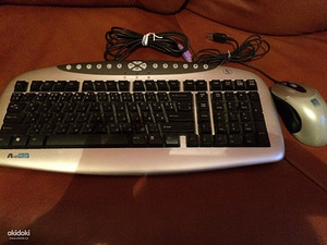 Проводная клавиатура A4Tech KB(S)-21 и мышь A4Tech SWOP-50 (2 фото из 2)