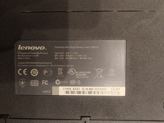 Док станция Lenovo