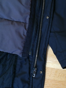 Soliidne must sügisjope (eemaldatav sulevest) "Hugo Boss" XL (10 foto / 10)