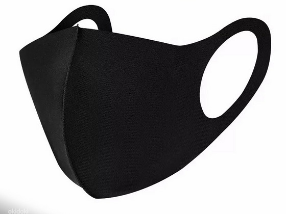 Mustad korduvkasutatavad maskid