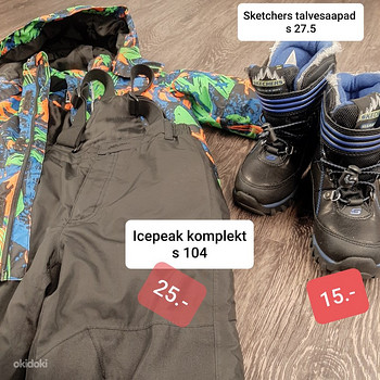 Poisi icepeak komplekt 104 ja sketchers 28