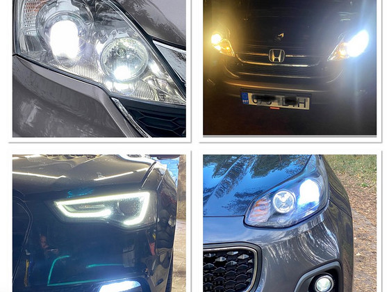 КОМПЛЕКТЫ СВЕТОДИОДОВ: AUDI, BMW, MB, KIA, HONDA. H7, H11, H