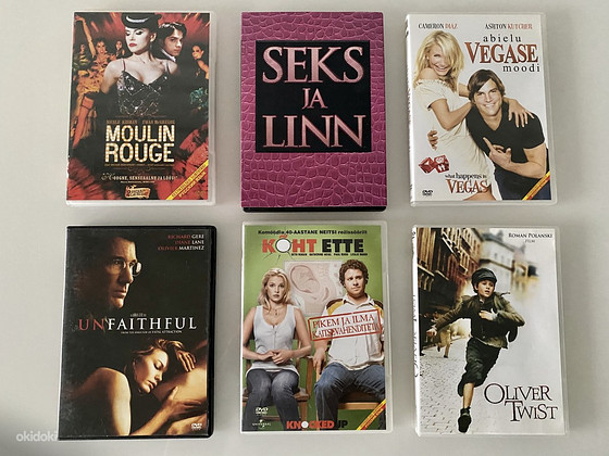 DVD фильмы 6 шт.
