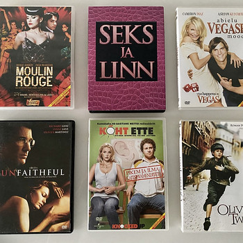 DVD фильмы 6 шт.