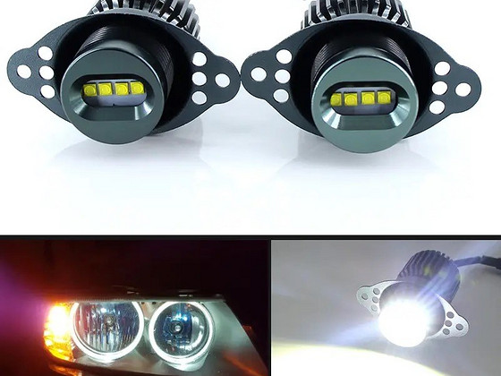 BMW E90 E91 LCi cree-led canbus marker angel eyes 160W