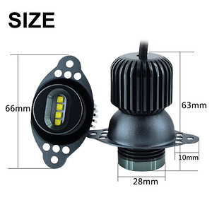BMW E90 E91 LCi cree-led canbus marker angel eyes 160W (5 foto / 6)