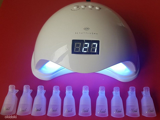 UV LED лампа 48W, лампа для ногтей с экраном, НОВАЯ
