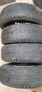 SEAT, AUDI, VOLKSWAGEN жестяные диски с шинами (8 фото из 8)