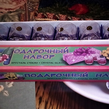 Хрустальные стопки 6 шт.
