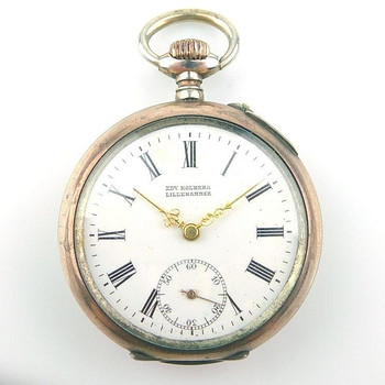 Silver pocket watch