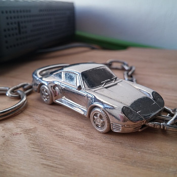 Porsche 959 Burago, Made In Italy, 1/87, Metal võtmehoidja