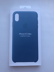 Новый оригинальный кожаный чехол Apple iPhone XS Max (1 фото из 4)