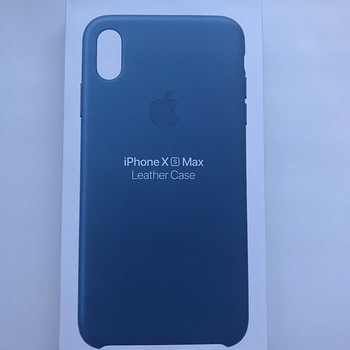 Новый оригинальный кожаный чехол Apple iPhone XS Max