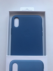 Новый оригинальный кожаный чехол Apple iPhone XS Max (2 фото из 4)