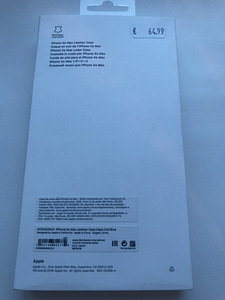 Новый оригинальный кожаный чехол Apple iPhone XS Max (4 фото из 4)