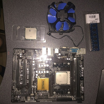 Emaplaat (Asrock -N68-GS4 FX), 2 südamikku ja mälu,