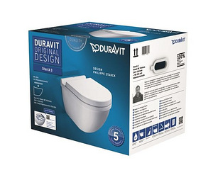 Seina wc komplekt Duravit Starck 3 Rimless® (2 foto / 3)