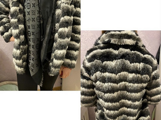 Шубка из denim dream M size