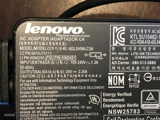 Lenovo laadija