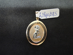 Kuld ripats 585 proov (№L700) (1 foto / 5)