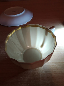 Elegantne tass alustassiga, Verbilki, 1950-1960-d (1 foto / 4)