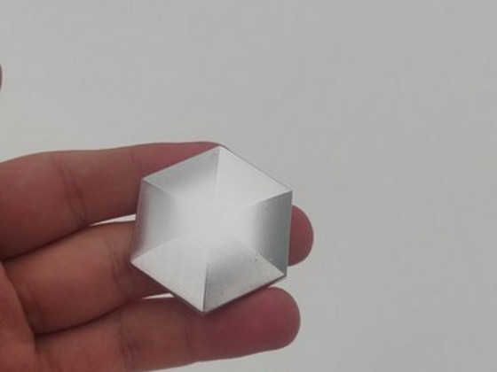 Hõbedane Hexagon Flipo