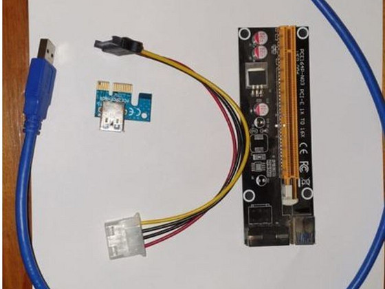 Pci-E-1X-Auf-16X-Power ed-riser-card