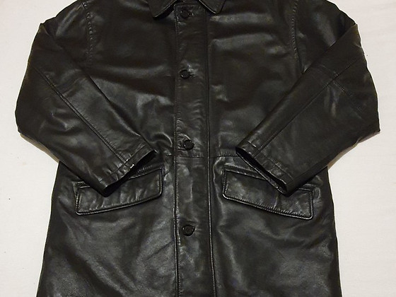 Б / у куртка весна осень (натуральная кожа) S: XL