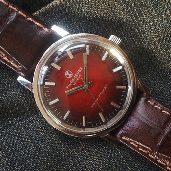 Favre Leuba Twin Power Red Dial