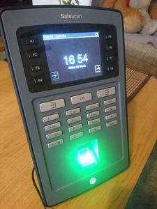 Safescan ta-8020 sõrmejälje lugeja CLOCKING IN SYSTEM (1 foto / 3)