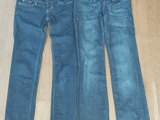 2 пары джинсов для беременных H&M, s34