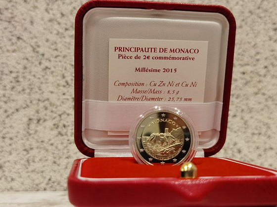 2 EURO 2015. Monaco. 800th Anniversary FORTERESSE CASTLE
