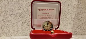2 EURO 2015. Monaco. 800th Anniversary FORTERESSE CASTLE (1 фото из 7)