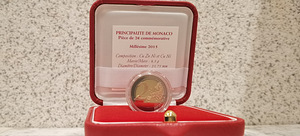 2 EURO 2015. Monaco. 800th Anniversary FORTERESSE CASTLE (4 фото из 7)