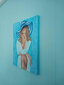 Картина маслом с Lady Hat (2 фото из 2)