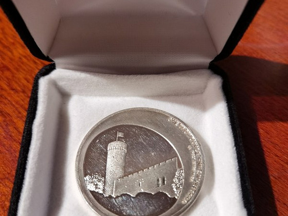 Серебряная монета башня длинный Герман 1154 г.