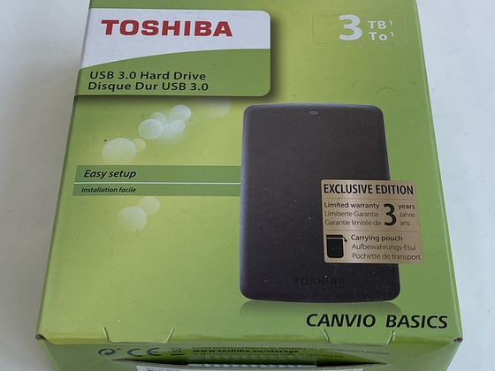 Toshiba Canvio Basics 3TB , Black
