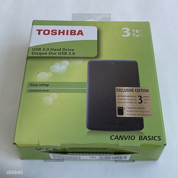 Toshiba Canvio Basics 3TB , Black