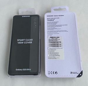 Samsung Galaxy S20 Ultra Smart Clear View Cover , Black (1 foto / 1)